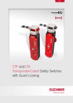 CTP and CTA Transponder-Coded Safety Switches with Guard Locking - 1