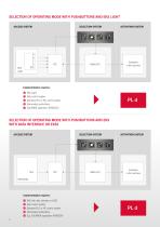 Selection of operating mode with the Electronic-Key-System-8