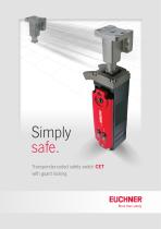 Transponder-coded safety switch CET with guard locking - 1