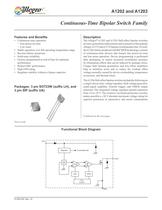 A1202 and A1203: Continuous-Time Bipolar Switch Family - 1