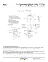 A1441 Low-Voltage Full-Bridge Brushless DC Motor Driver with Hall Element Commutation - 5