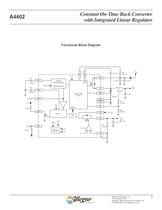 A4402: Constant On-Time Buck Converter with Integrated Linear Regulator - 3