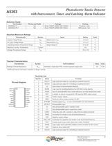 A5303: Photoelectric Smoke Detector with Interconnect, Timer, and Latching Alarm Indicator - 2