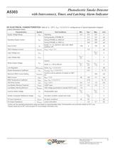 A5303: Photoelectric Smoke Detector with Interconnect, Timer, and Latching Alarm Indicator - 3