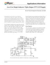 Low-Cost Single-Inductor Triple-Output TFT LCD Supply - 1