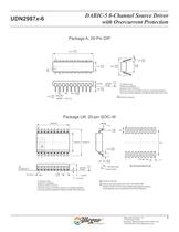 UDN2987x-6: DABIC-5 8-Channel Source Driver with Overcurrent Protection (PDF) - 8