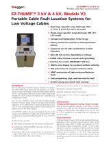 HIGHLY PORTABLE FAULT LOCATION SYSTEMS FOR LV NETWORKS | EZ-THUMP 3 kV and EZ-THUMP 4 kV - 1