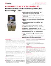 HIGHLY PORTABLE FAULT LOCATION SYSTEMS FOR LV NETWORKS | EZ-THUMP 3 kV and EZ-THUMP 4 kV