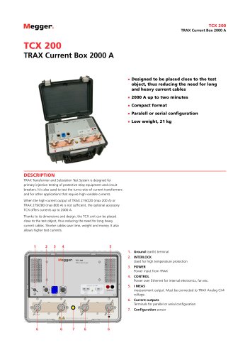 TRAX Current Box 2000 A | TCX200