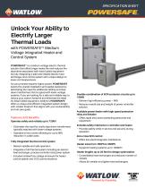 POWERSAFE Medium Voltage Heating & Control System Spec Sheet-1