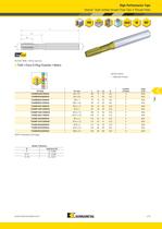 Holemaking Taps (metric) - 14