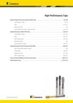 Holemaking Taps (metric) - 2