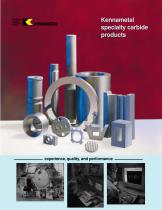 Specialty Carbide Catalog - 1