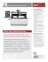 OMAX Model 2652 - OMAX - PDF Catalogs | Technical Documentation | Brochure