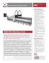 OMAX Model 80X - OMAX - PDF Catalogs | Technical Documentation | Brochure