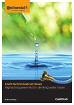 Highest requirements for drinking water hoses IFS1723-1