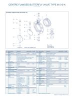 CENTRE FLANGED BUTTERFLY VALVE TYPE M 015-A - 3