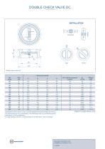DOUBLE CHECK VALVE DC-2