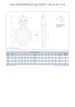 HIGH PERFORMANCE BUTTERFLY VALVE HP 114-E - 2