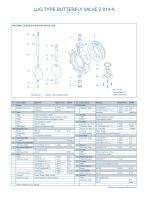 LUG TYPE BUTTERFLY VALVE Z 014-A - 3