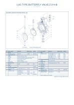 LUG TYPE BUTTERFLY VALVE Z 014-B-3