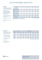 LUG TYPE BUTTERFLY VALVE Z 614-C - 4
