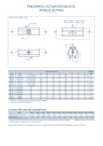 PNEUMATIC ACTUATOR EB-SYS, SINGLE-ACTING - 2