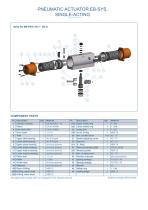 PNEUMATIC ACTUATOR EB-SYS, SINGLE-ACTING - 4