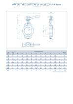 WAFER TYPE BUTTERFLY VALVE Z 011-A therm - 2