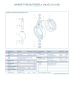 WAFER TYPE BUTTERFLY VALVE Z 011-AS - 3