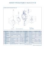 WAFER TYPE BUTTERFLY VALVE Z 011-B-3