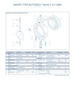 WAFER TYPE BUTTERFLY VALVE Z 011-GMX-3