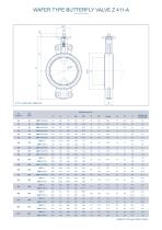 WAFER TYPE BUTTERFLY VALVE Z 411-A - 2