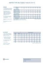 WAFER TYPE BUTTERFLY VALVE Z 611-C - 4