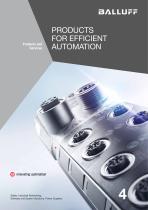 PRODUCTS FOR EFFICIENT AUTOMATION 4 - 1