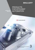 PRODUCTS FOR EFFICIENT AUTOMATION 3 - 1