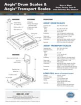 AEGIS® DRUM SCALES AEGIS® TRANSPORT SCALES - 4