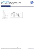 APE/HPE Electromechanical Plate Solenoid Controlled Key Switch - 4