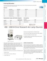 200 - 500 W Xe and Hg(Xe) Research Sources  -2