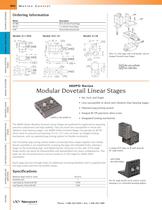 411/422 Series Miniature Ball Bearing Linear Stages  -2