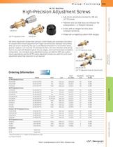 AJS Series High-Precision Adjustment Screws - 1