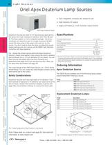 Apex Deuterium Lamp Sources - 1