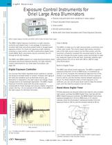 Exposure Control Instruments for Large Area Illuminators - 1