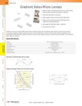 Gradient Index Micro Lenses - 1