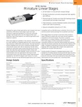 MFA Series Miniature Linear Stages - 1