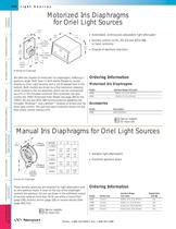 Motorized Iris Diaphragms for Light Sources - 1