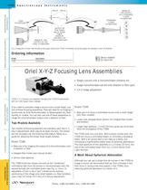Oriel Imaging F/# Matcher, Oriel X-Y-Z Focusing Lens Assemblies-2