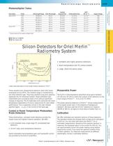 Photomultiplier Tubes for Oriel Merlin™ Radiometry System  -2