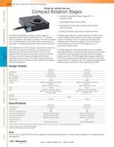 PR50 & SR50 Series Compact Rotation Stages - 1