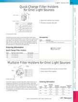 Quick Change Filter Holders for Light Sources - 1